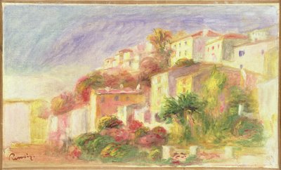 Garden of the Post Office at Cagnes by Pierre Auguste Renoir